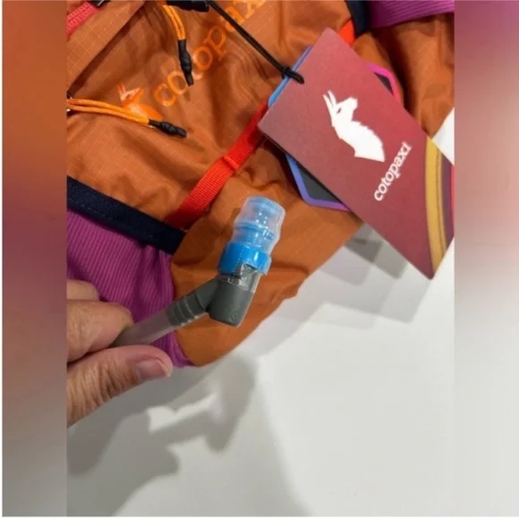 Cotopaxi Lagos 5L Hiking Hydration Hip Pack Orange Purple NWT Ventilated - Picture 3 of 10